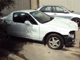 1995 HONDA DELSOL, 1.6L AUTO Si, COLOR WHITE, STK A15206